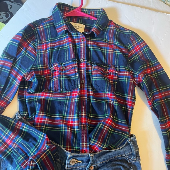 Abercrombie & Fitch Tops - Checkered shirt, size S.. long sleeves